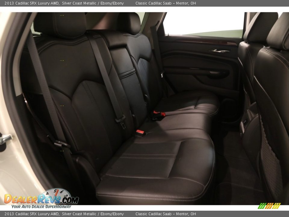 2013 Cadillac SRX Luxury AWD Silver Coast Metallic / Ebony/Ebony Photo #12