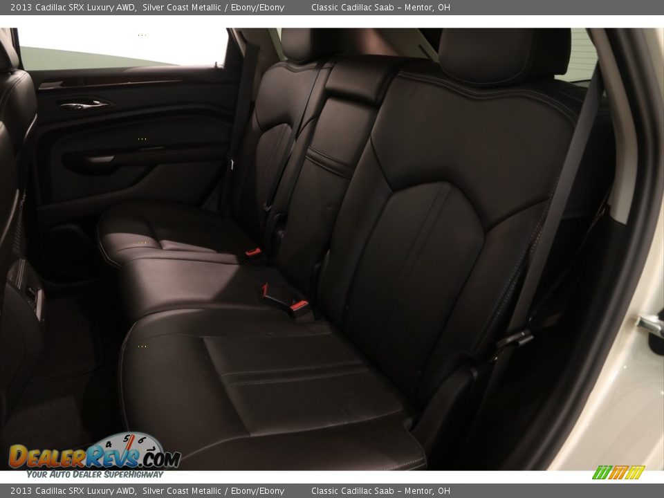2013 Cadillac SRX Luxury AWD Silver Coast Metallic / Ebony/Ebony Photo #13