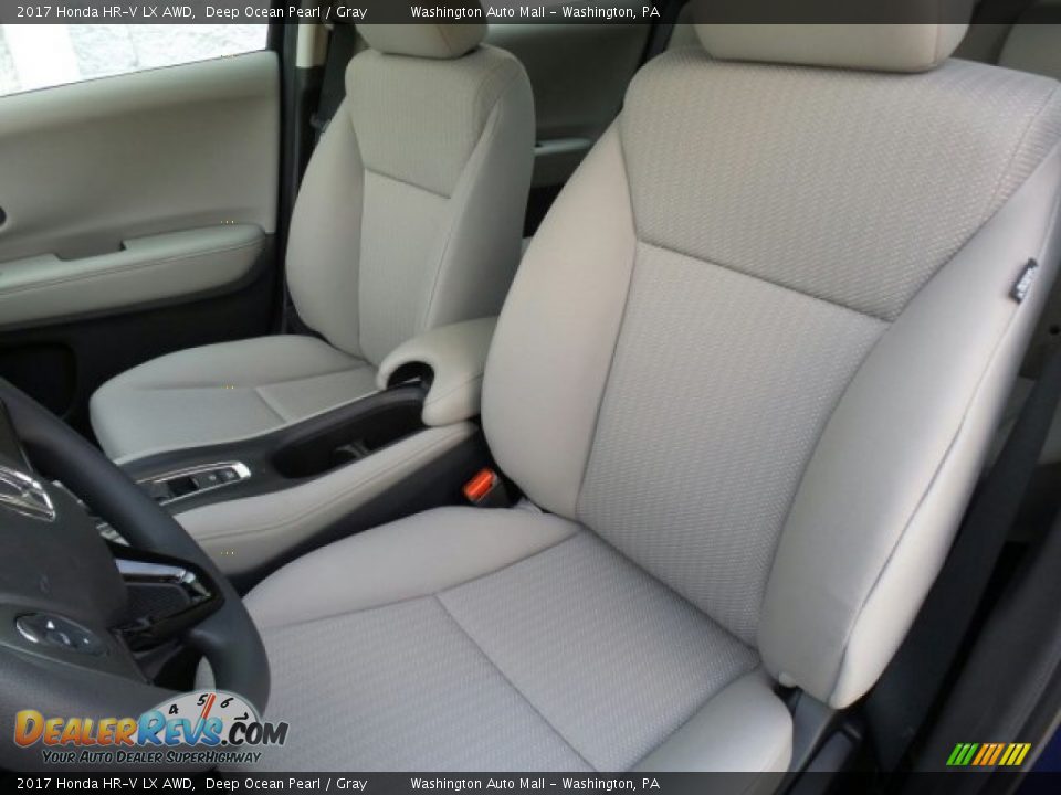2017 Honda HR-V LX AWD Deep Ocean Pearl / Gray Photo #10