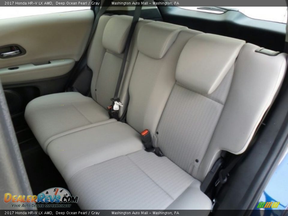 2017 Honda HR-V LX AWD Deep Ocean Pearl / Gray Photo #11