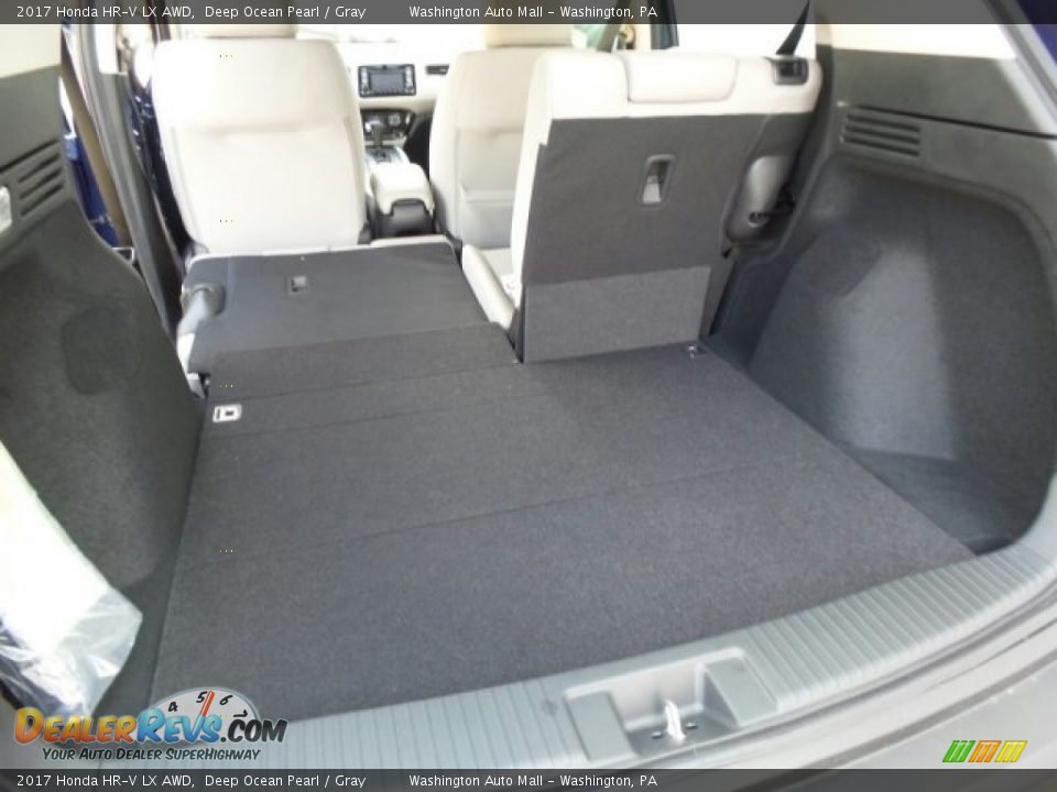 2017 Honda HR-V LX AWD Deep Ocean Pearl / Gray Photo #12