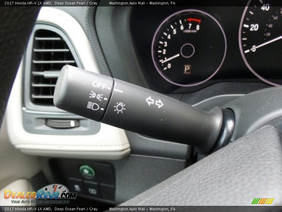 2017 Honda HR-V LX AWD Deep Ocean Pearl / Gray Photo #20