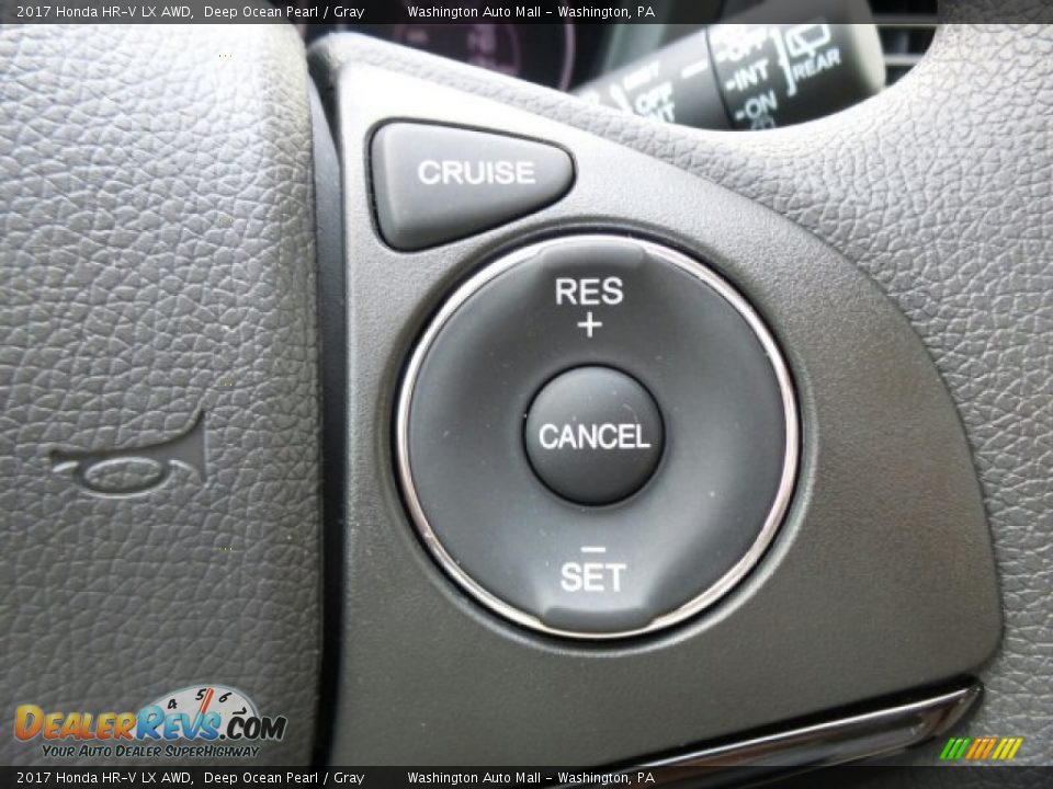 2017 Honda HR-V LX AWD Deep Ocean Pearl / Gray Photo #21