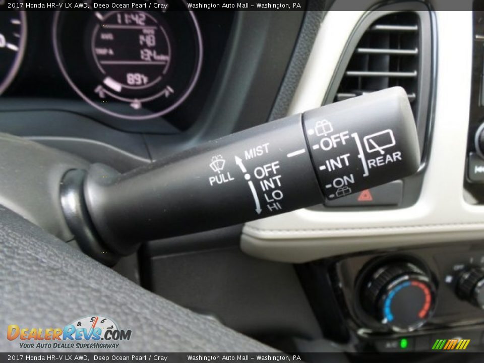 2017 Honda HR-V LX AWD Deep Ocean Pearl / Gray Photo #22