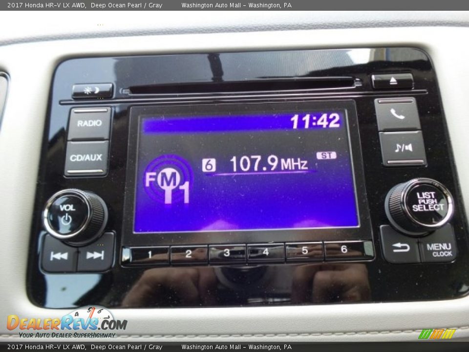 2017 Honda HR-V LX AWD Deep Ocean Pearl / Gray Photo #23