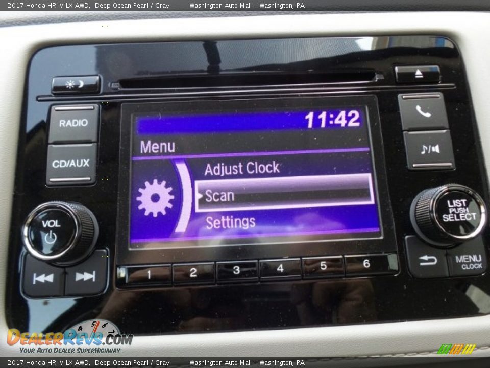 2017 Honda HR-V LX AWD Deep Ocean Pearl / Gray Photo #24