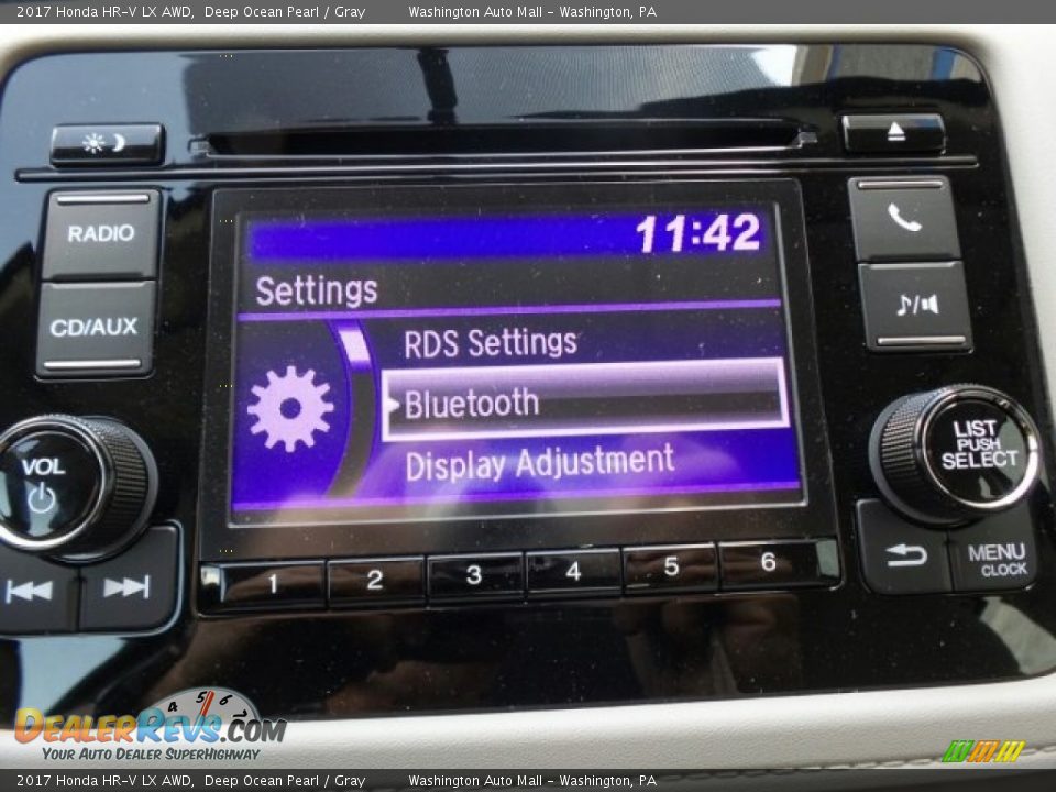 2017 Honda HR-V LX AWD Deep Ocean Pearl / Gray Photo #25