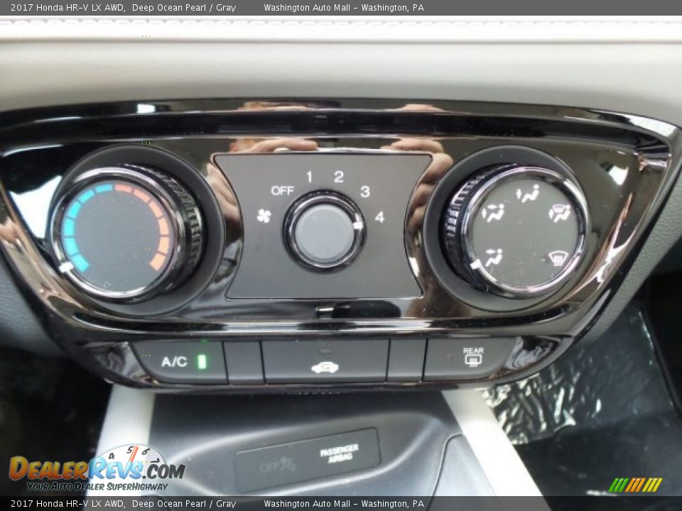 2017 Honda HR-V LX AWD Deep Ocean Pearl / Gray Photo #26
