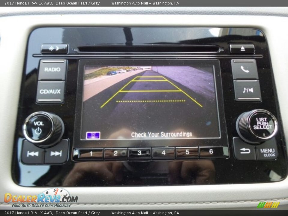 2017 Honda HR-V LX AWD Deep Ocean Pearl / Gray Photo #28