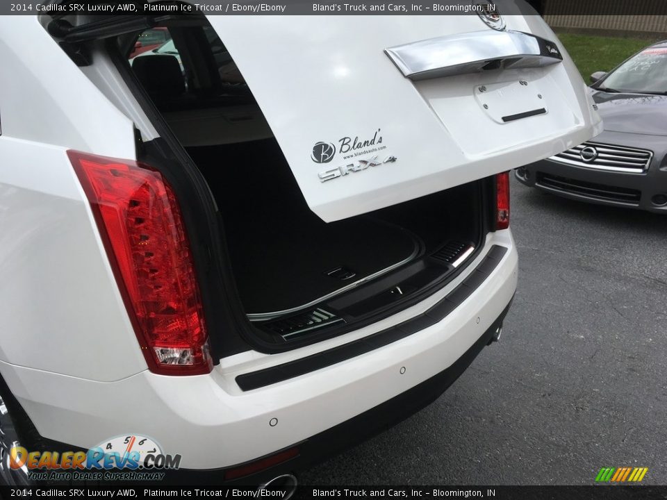 2014 Cadillac SRX Luxury AWD Platinum Ice Tricoat / Ebony/Ebony Photo #34