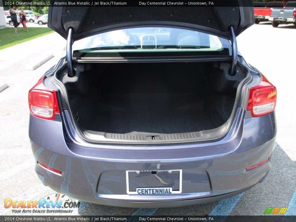 2014 Chevrolet Malibu LS Atlantis Blue Metallic / Jet Black/Titanium Photo #20