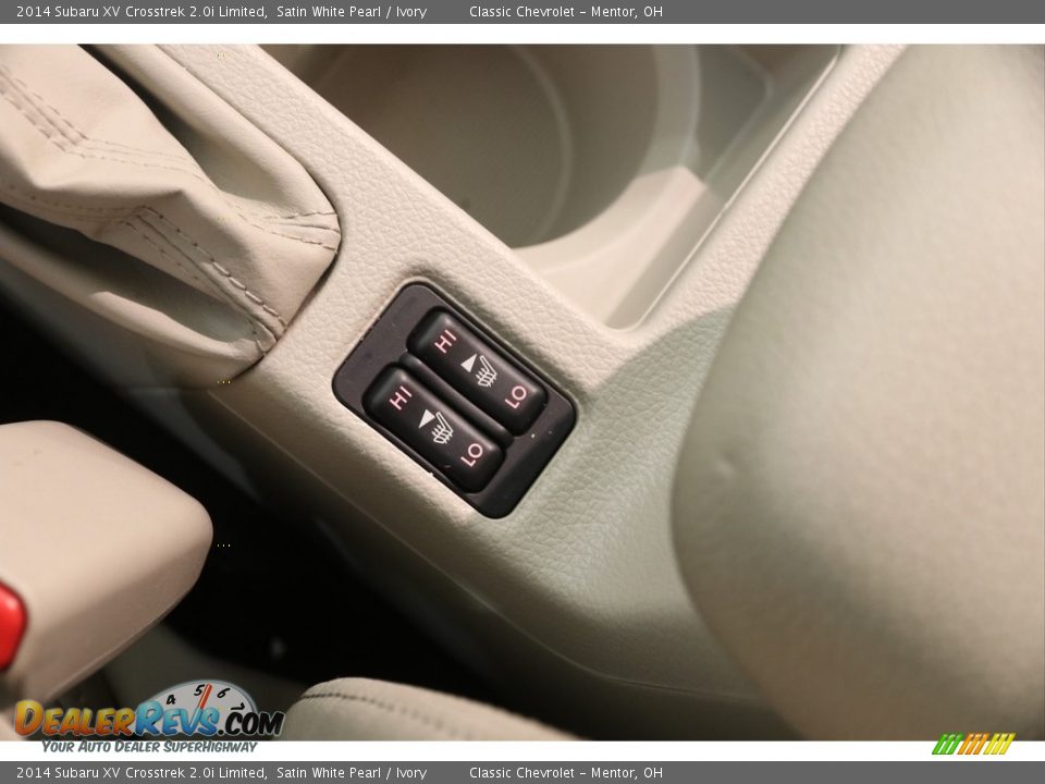 2014 Subaru XV Crosstrek 2.0i Limited Satin White Pearl / Ivory Photo #15