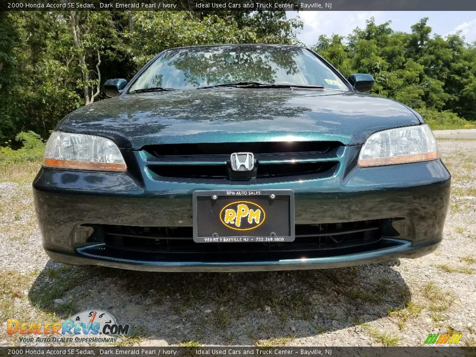 2000 Honda Accord SE Sedan Dark Emerald Pearl / Ivory Photo #2