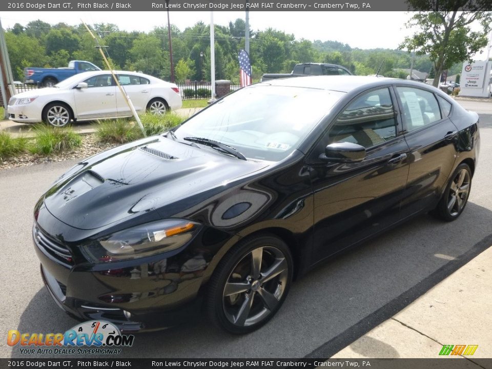 2016 Dodge Dart GT Pitch Black / Black Photo #4