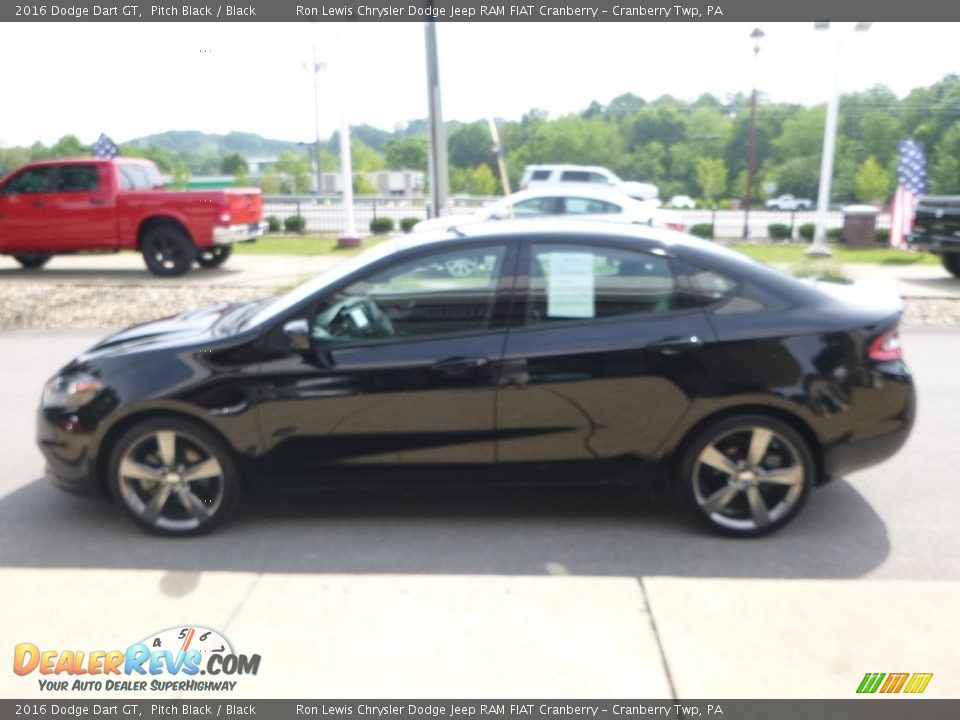 2016 Dodge Dart GT Pitch Black / Black Photo #5