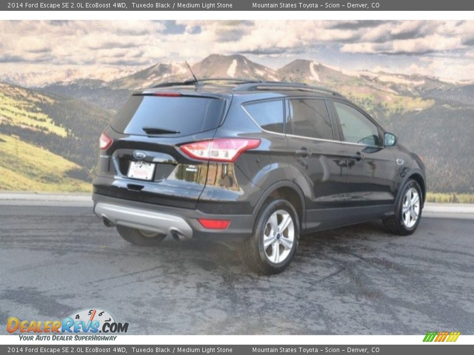 2014 Ford Escape SE 2.0L EcoBoost 4WD Tuxedo Black / Medium Light Stone Photo #3