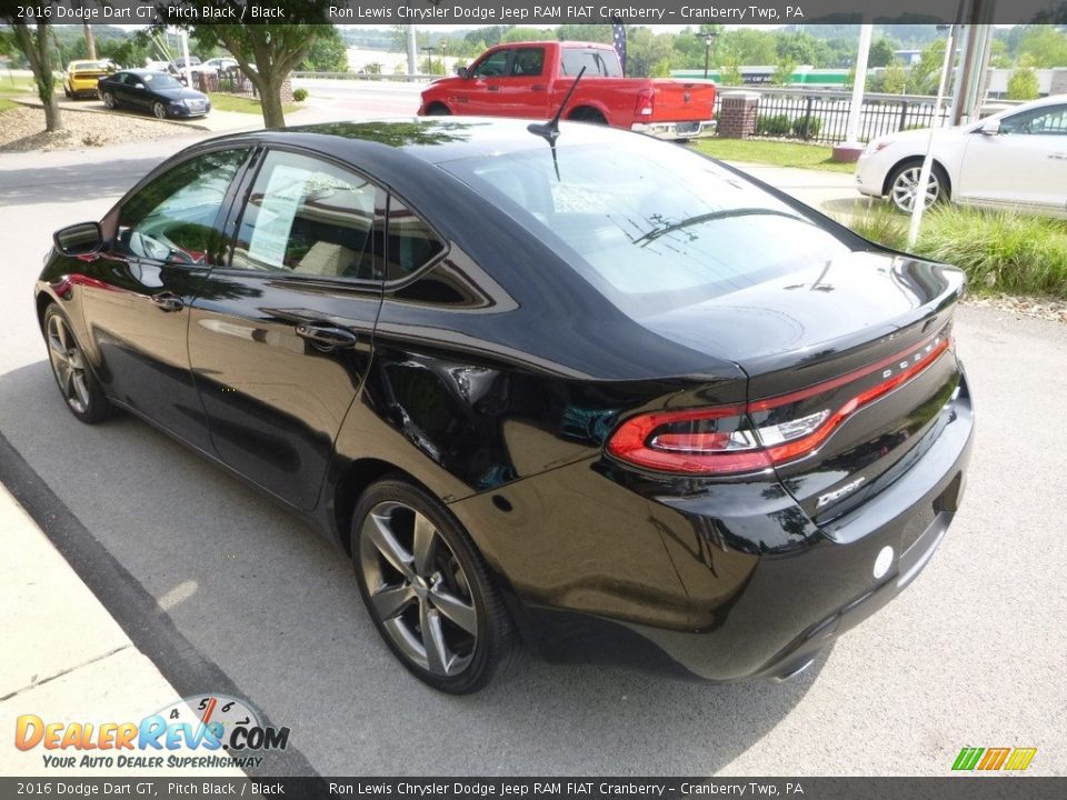 2016 Dodge Dart GT Pitch Black / Black Photo #6