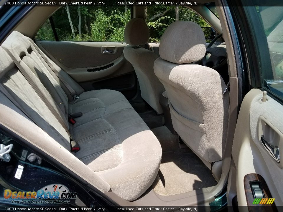 2000 Honda Accord SE Sedan Dark Emerald Pearl / Ivory Photo #9
