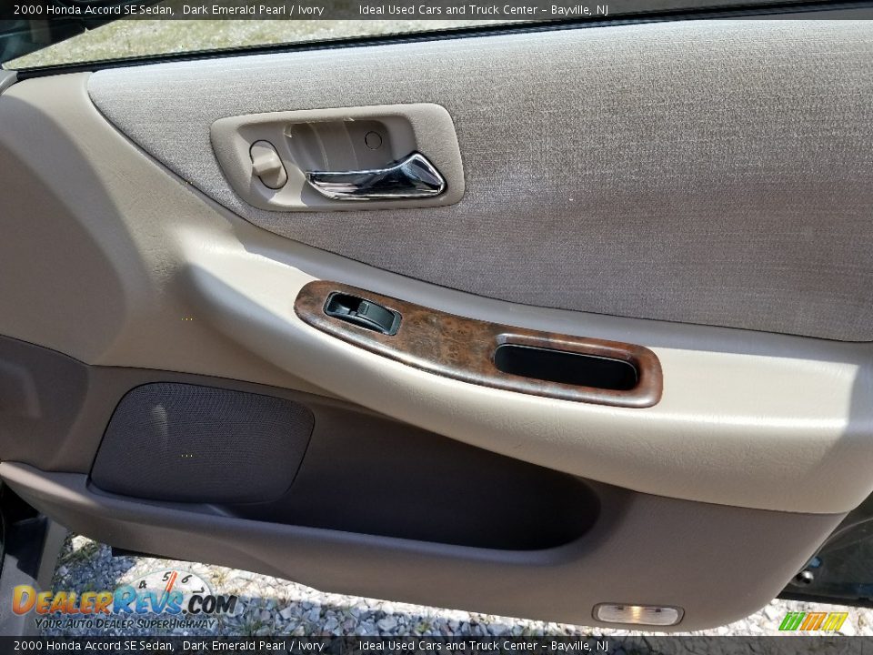 2000 Honda Accord SE Sedan Dark Emerald Pearl / Ivory Photo #10