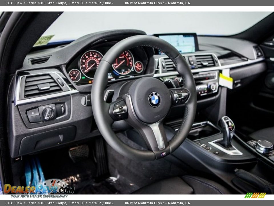 2018 BMW 4 Series 430i Gran Coupe Estoril Blue Metallic / Black Photo #5