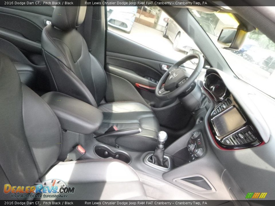 2016 Dodge Dart GT Pitch Black / Black Photo #10