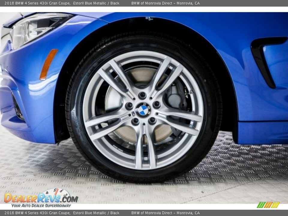 2018 BMW 4 Series 430i Gran Coupe Estoril Blue Metallic / Black Photo #9