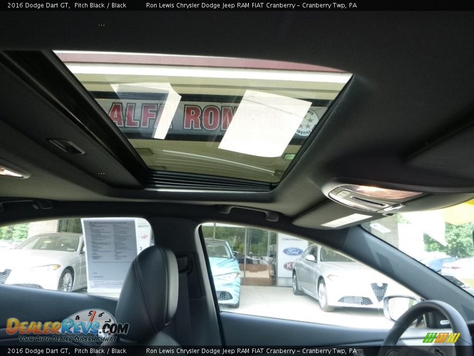 2016 Dodge Dart GT Pitch Black / Black Photo #12