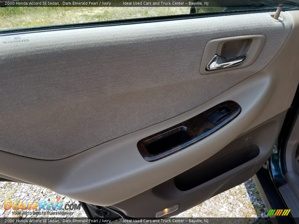 2000 Honda Accord SE Sedan Dark Emerald Pearl / Ivory Photo #18