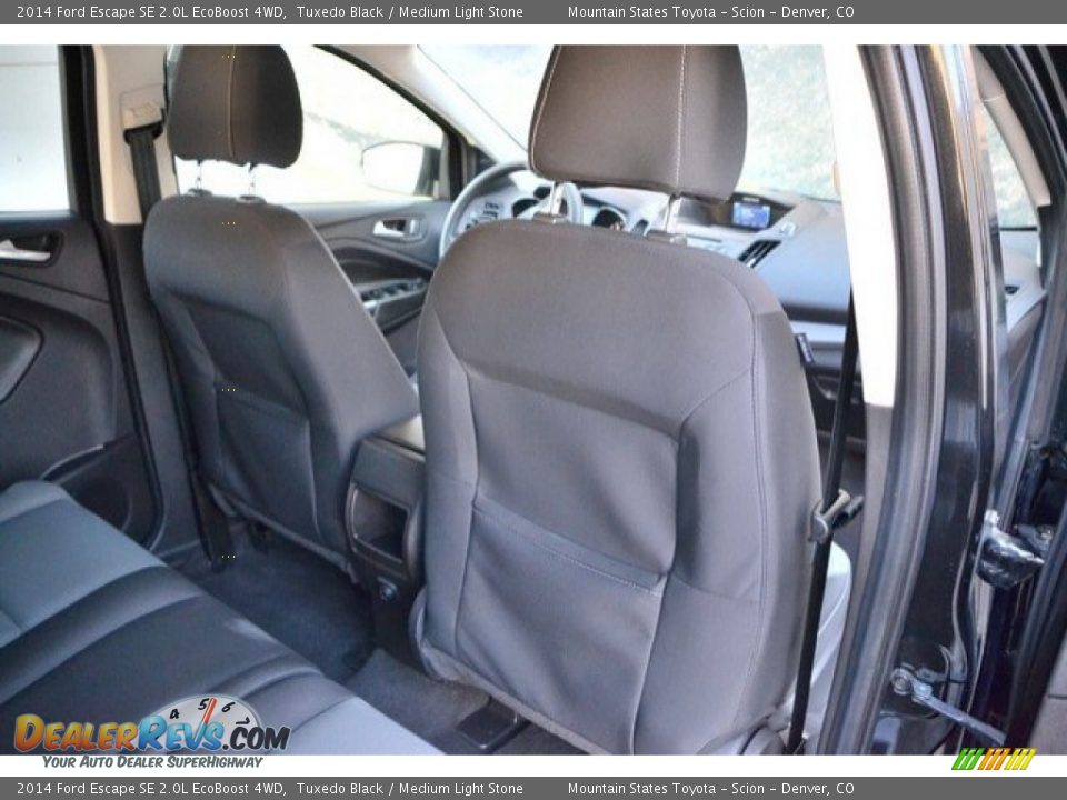 2014 Ford Escape SE 2.0L EcoBoost 4WD Tuxedo Black / Medium Light Stone Photo #20
