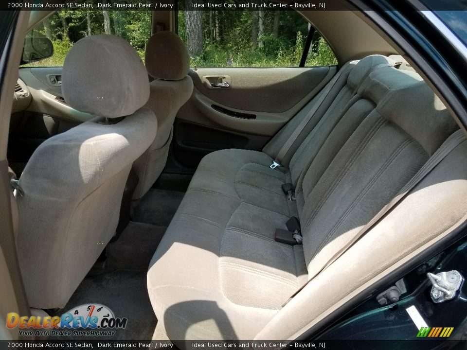 2000 Honda Accord SE Sedan Dark Emerald Pearl / Ivory Photo #19
