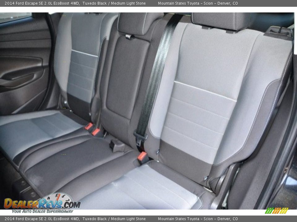 2014 Ford Escape SE 2.0L EcoBoost 4WD Tuxedo Black / Medium Light Stone Photo #21