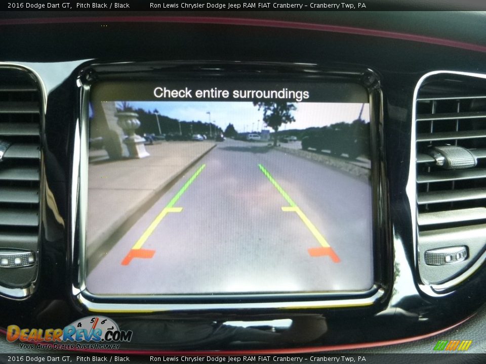 2016 Dodge Dart GT Pitch Black / Black Photo #19