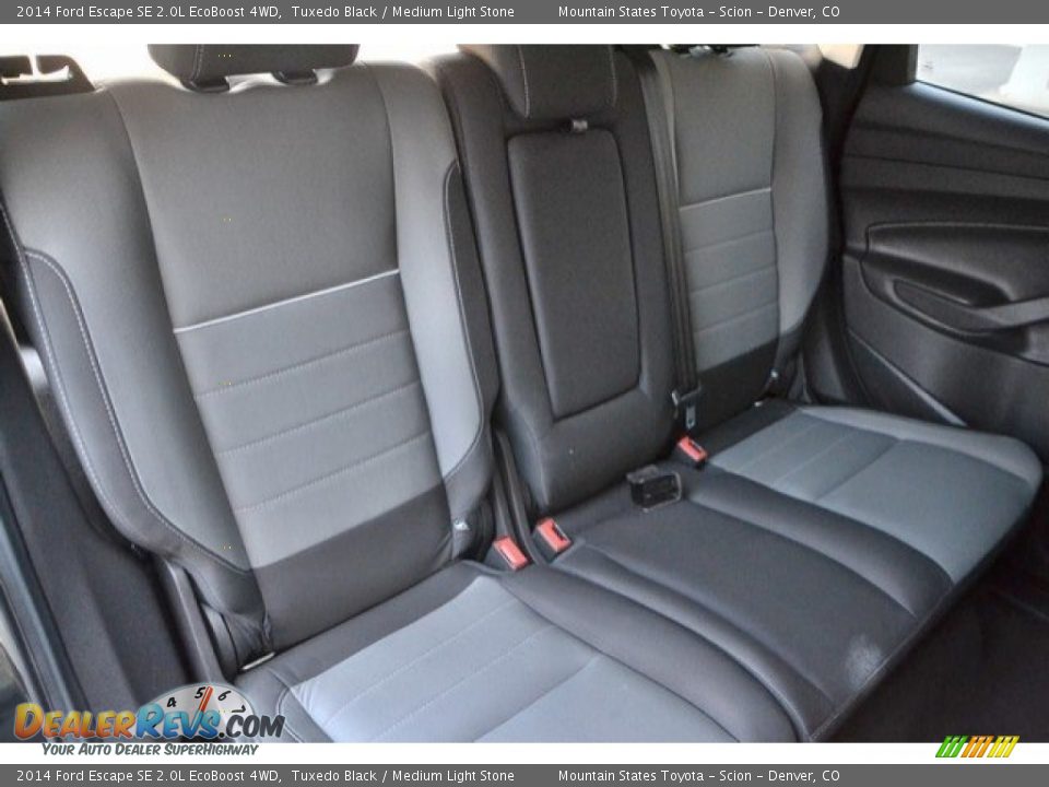 2014 Ford Escape SE 2.0L EcoBoost 4WD Tuxedo Black / Medium Light Stone Photo #22