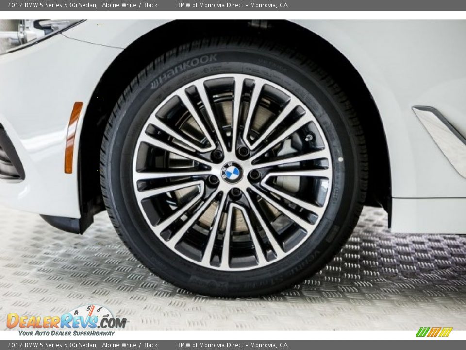 2017 BMW 5 Series 530i Sedan Alpine White / Black Photo #9