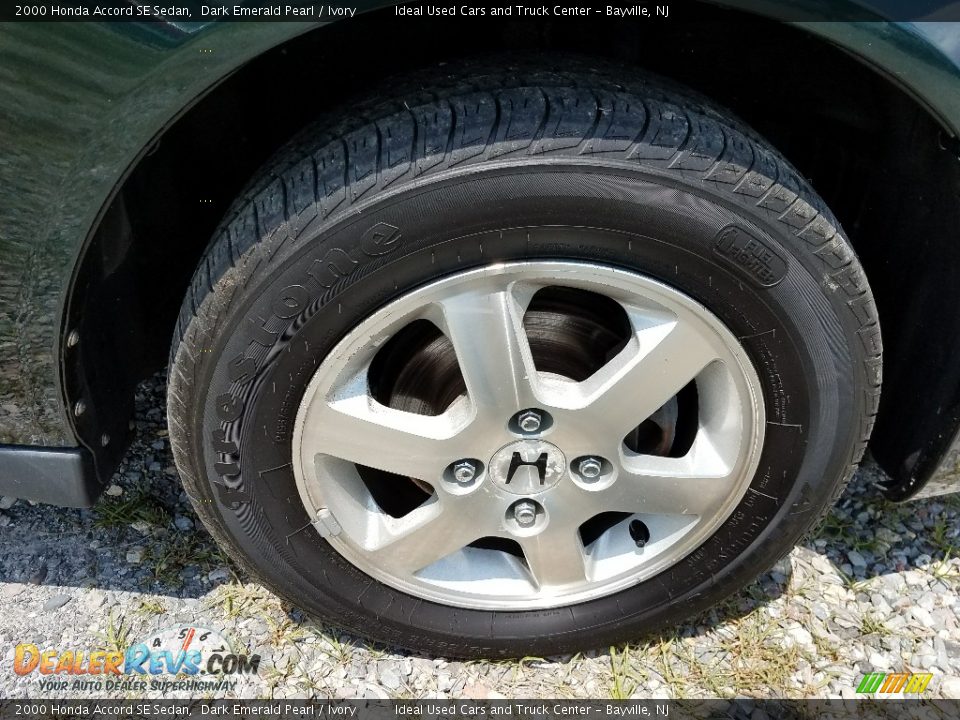 2000 Honda Accord SE Sedan Dark Emerald Pearl / Ivory Photo #23