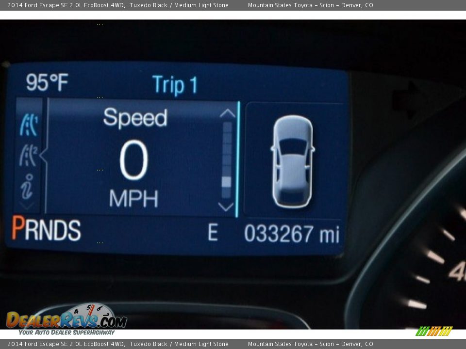 2014 Ford Escape SE 2.0L EcoBoost 4WD Tuxedo Black / Medium Light Stone Photo #29