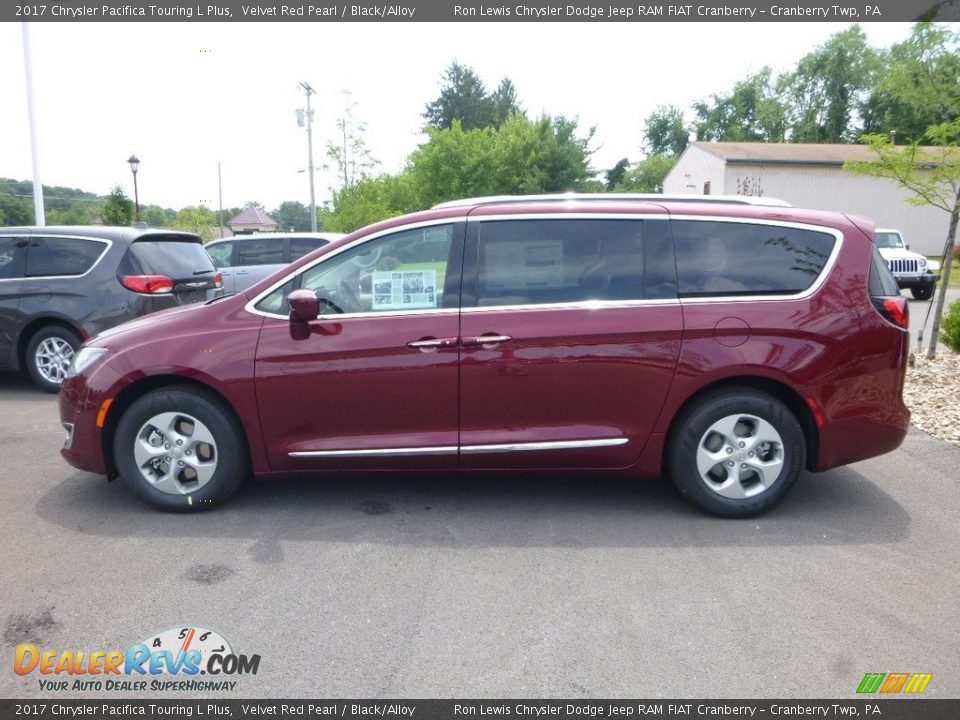 2017 Chrysler Pacifica Touring L Plus Velvet Red Pearl / Black/Alloy Photo #2