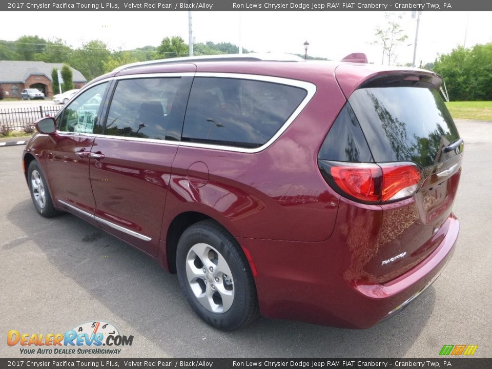 2017 Chrysler Pacifica Touring L Plus Velvet Red Pearl / Black/Alloy Photo #3