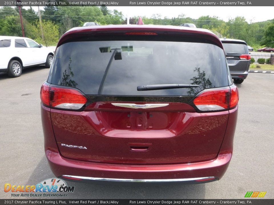 2017 Chrysler Pacifica Touring L Plus Velvet Red Pearl / Black/Alloy Photo #4