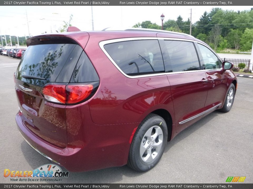 2017 Chrysler Pacifica Touring L Plus Velvet Red Pearl / Black/Alloy Photo #5