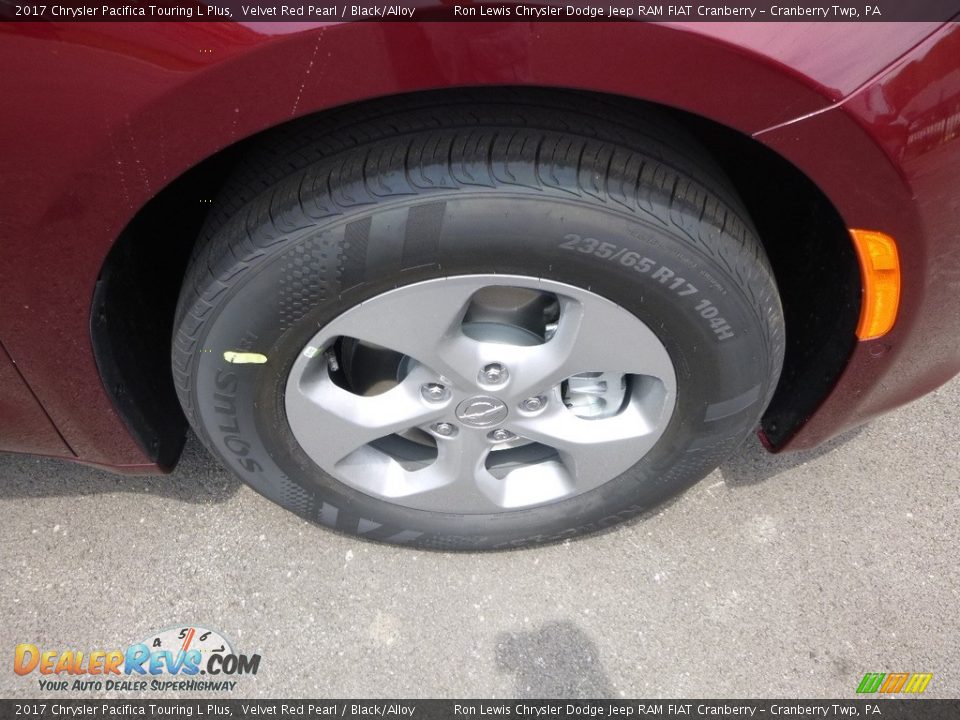 2017 Chrysler Pacifica Touring L Plus Velvet Red Pearl / Black/Alloy Photo #9