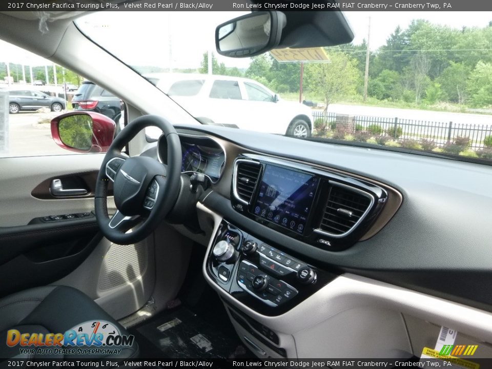 2017 Chrysler Pacifica Touring L Plus Velvet Red Pearl / Black/Alloy Photo #12