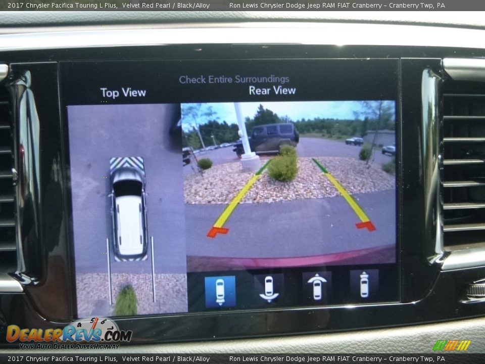 2017 Chrysler Pacifica Touring L Plus Velvet Red Pearl / Black/Alloy Photo #19