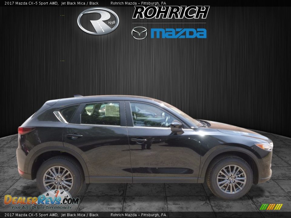 2017 Mazda CX-5 Sport AWD Jet Black Mica / Black Photo #2