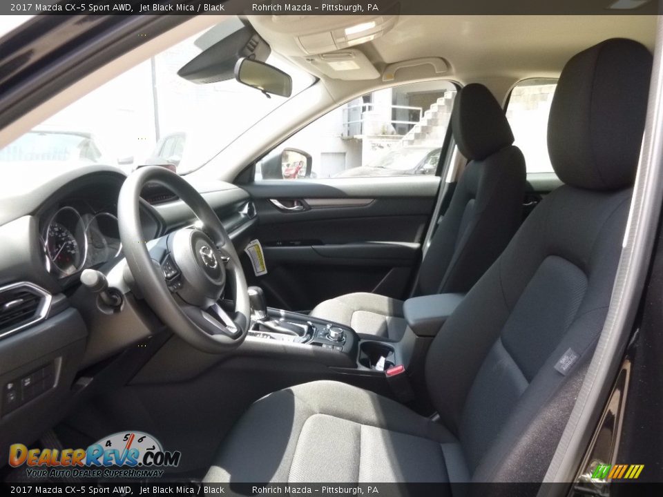 2017 Mazda CX-5 Sport AWD Jet Black Mica / Black Photo #7