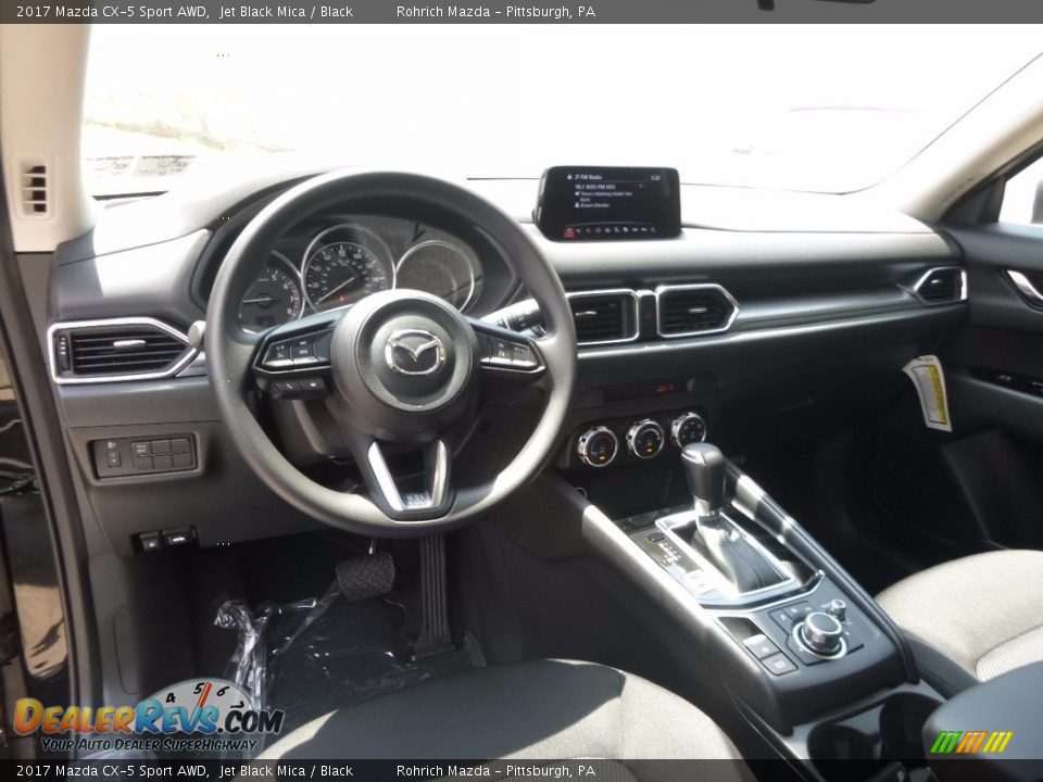 2017 Mazda CX-5 Sport AWD Jet Black Mica / Black Photo #9