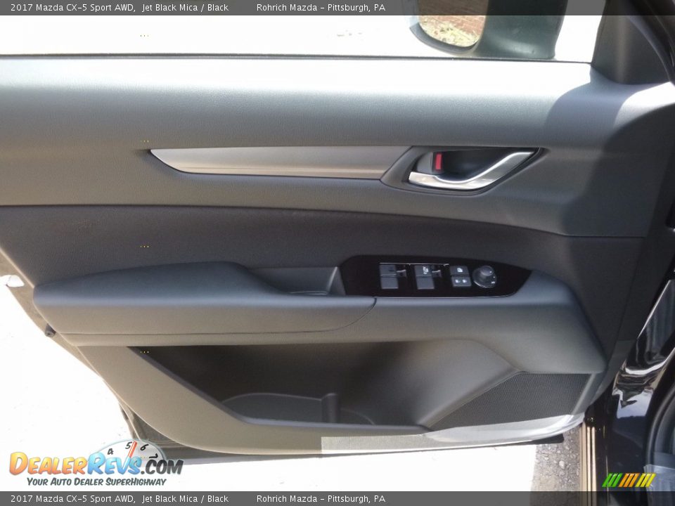 2017 Mazda CX-5 Sport AWD Jet Black Mica / Black Photo #10