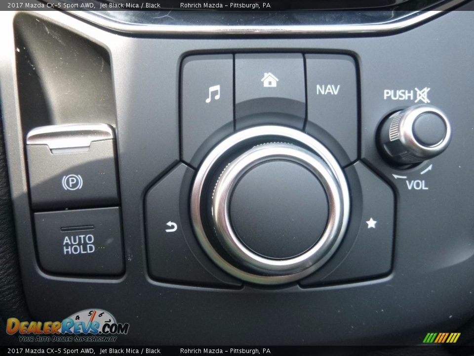 2017 Mazda CX-5 Sport AWD Jet Black Mica / Black Photo #14