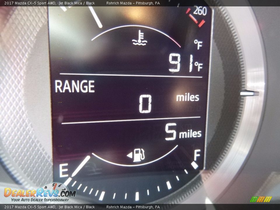 2017 Mazda CX-5 Sport AWD Jet Black Mica / Black Photo #15