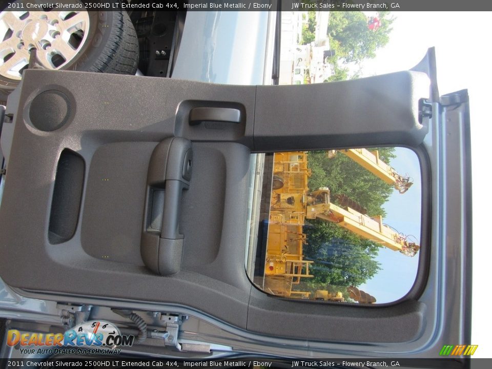 2011 Chevrolet Silverado 2500HD LT Extended Cab 4x4 Imperial Blue Metallic / Ebony Photo #14